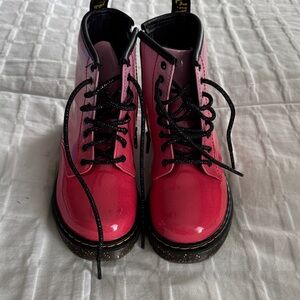 Dr. Martens Pink Combat Boots